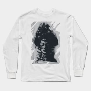 "the Lore" surrealistic pop indie woman head original artwork Long Sleeve T-Shirt